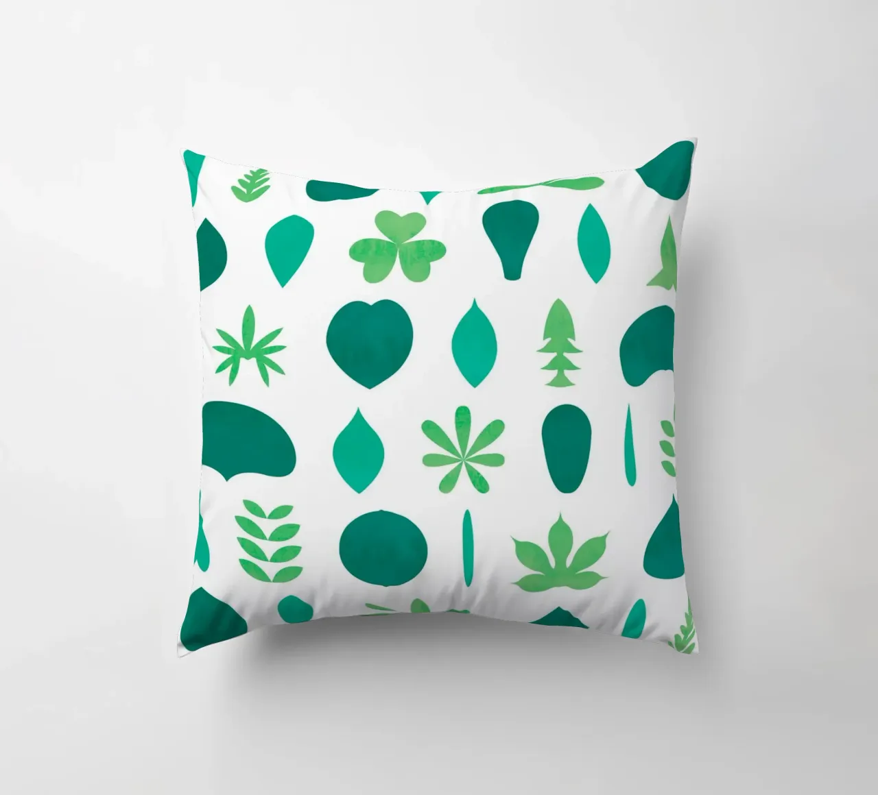 Leaf Shapes and Arrangements #1 cuscino da kathrinmay