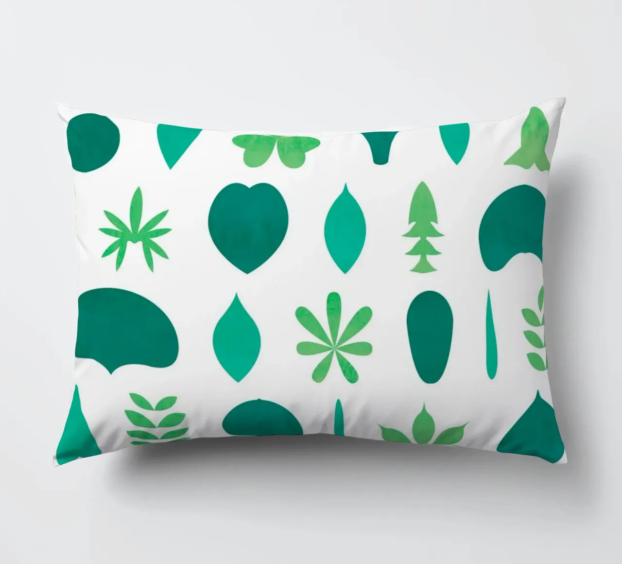 Leaf Shapes and Arrangements #1 cuscino da kathrinmay
