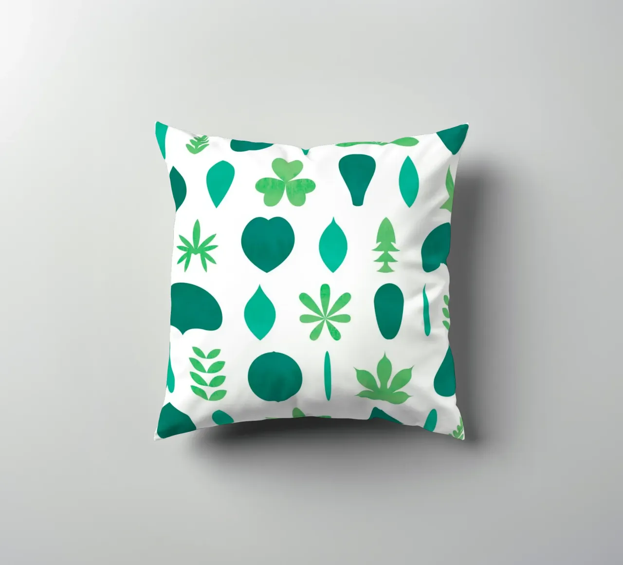 Leaf Shapes and Arrangements #1 cuscino da kathrinmay