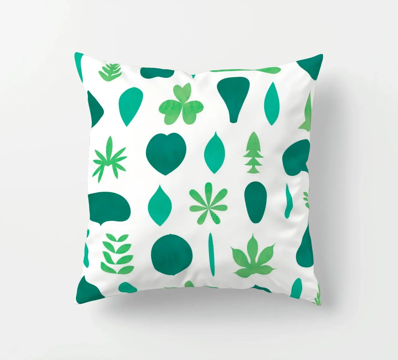 Leaf Shapes and Arrangements #1 cuscino da kathrinmay