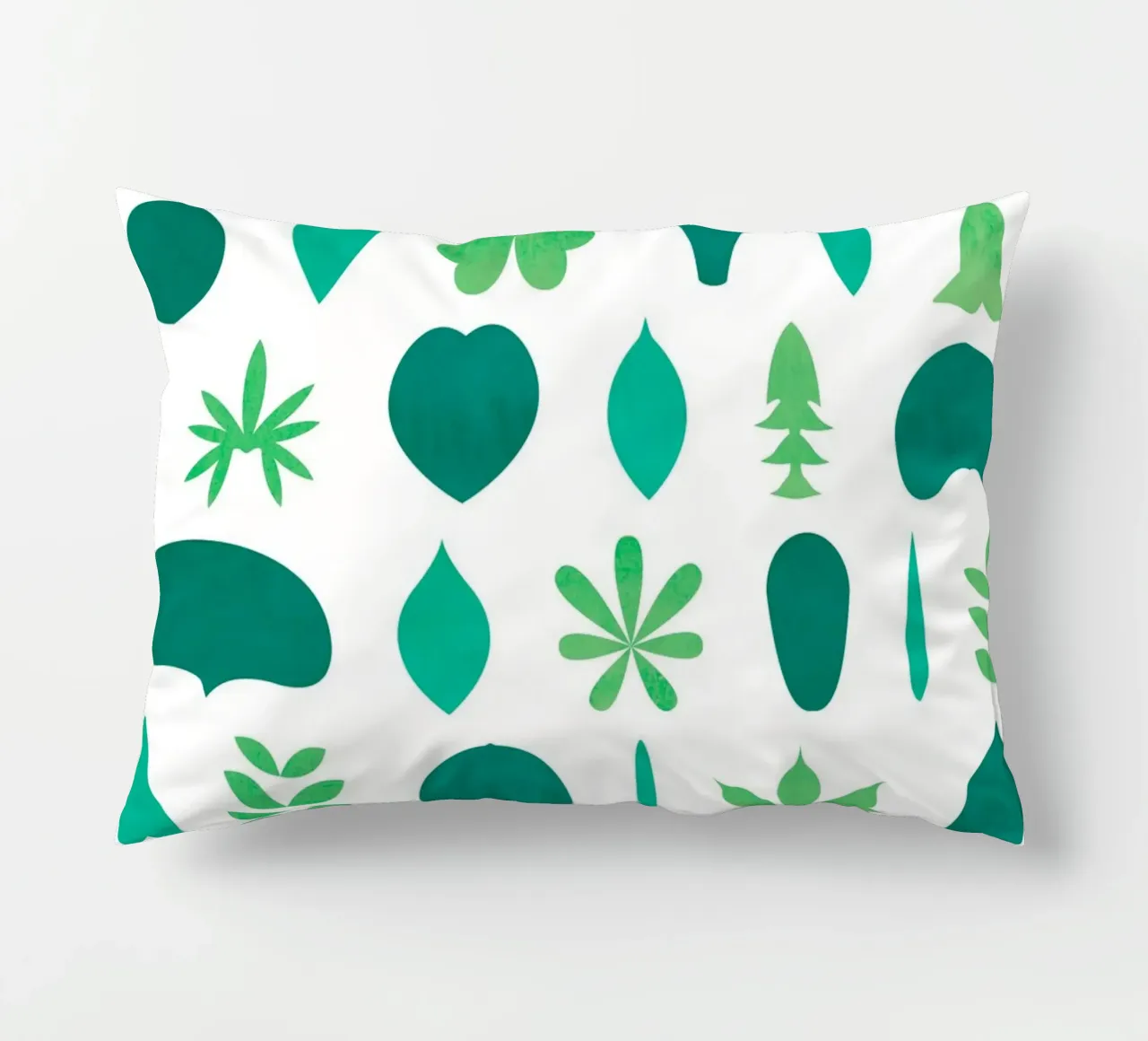 Leaf Shapes and Arrangements #1 cuscino da kathrinmay
