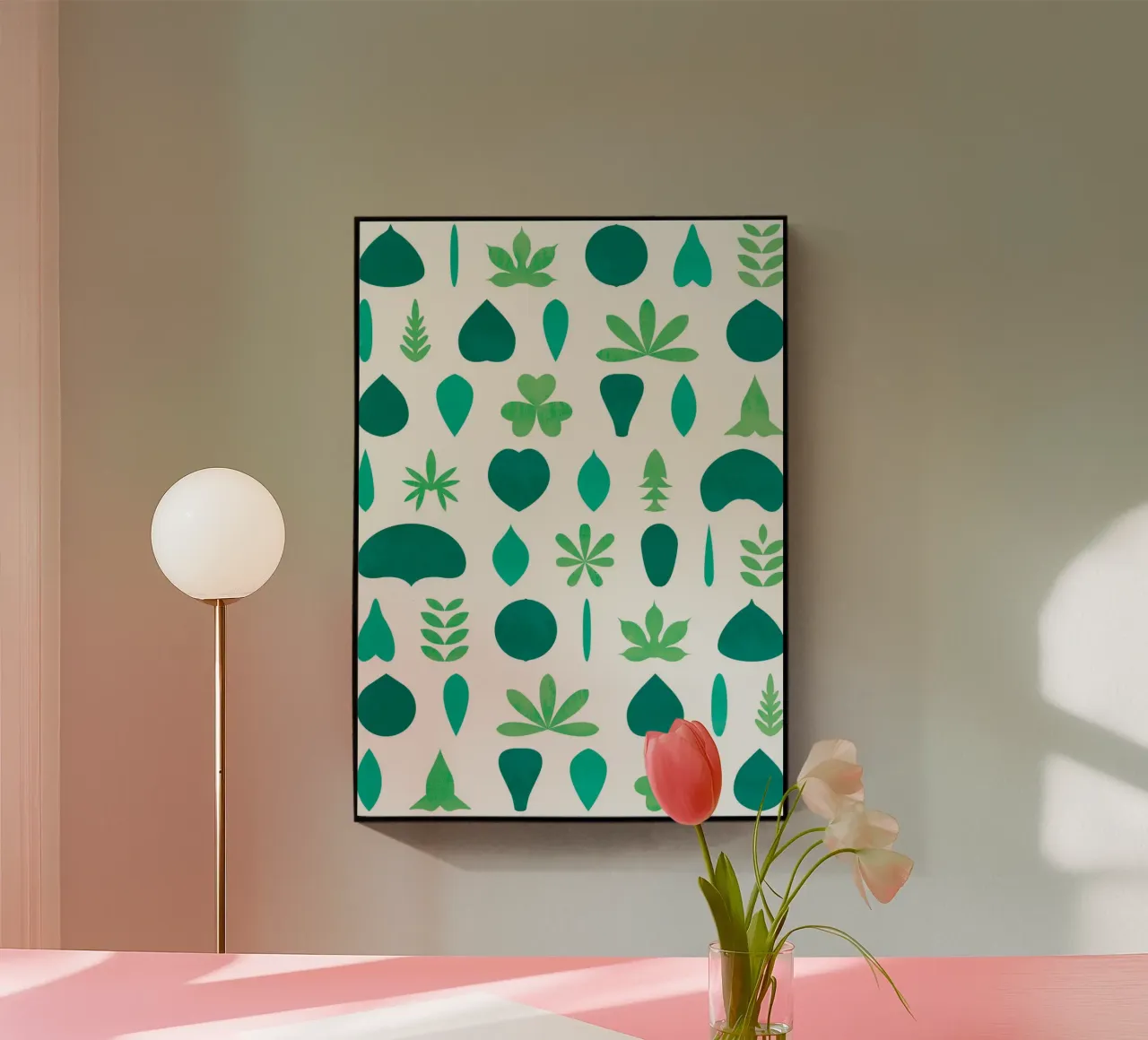 Leaf Shapes and Arrangements #1 plexiglass da kathrinmay