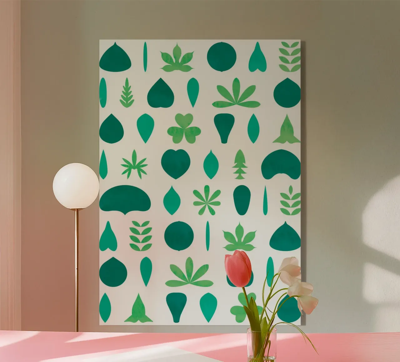 Leaf Shapes and Arrangements #1 plexiglass da kathrinmay