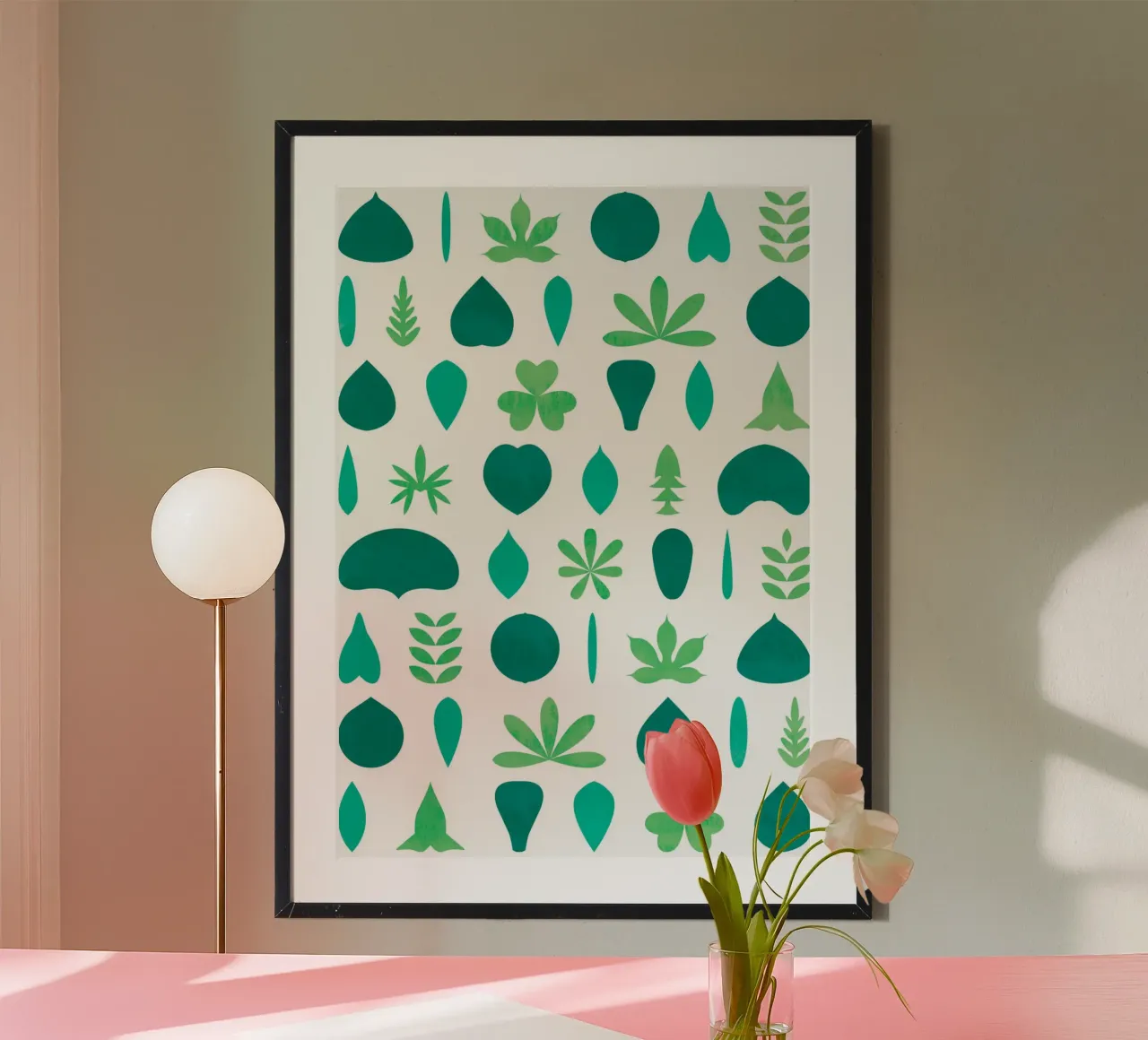 Leaf Shapes and Arrangements #1 poster da kathrinmay