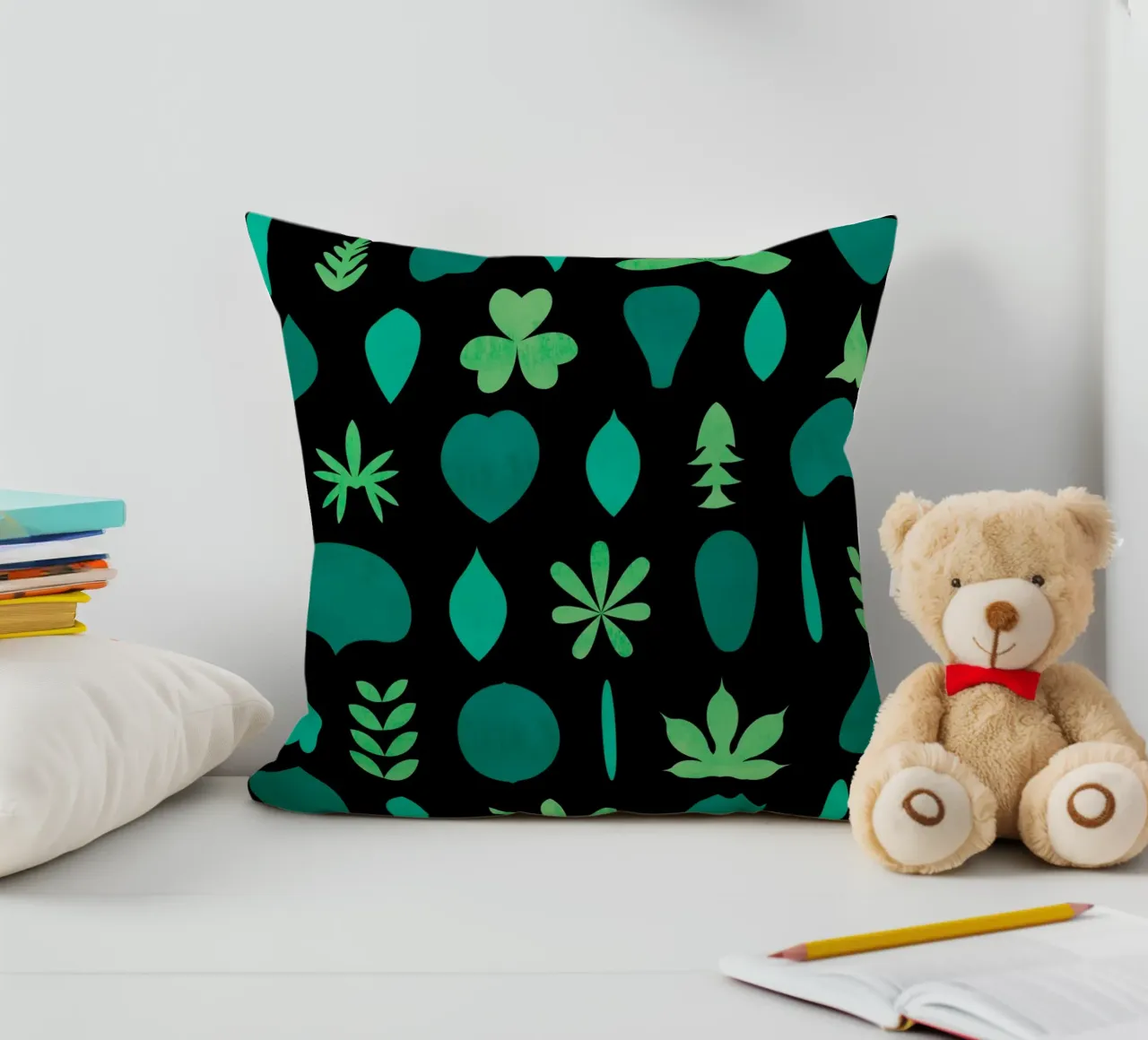Leaf Shapes and Arrangements #2 cuscino da kathrinmay