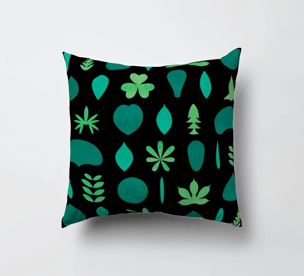 Leaf Shapes and Arrangements #2 cuscino da kathrinmay