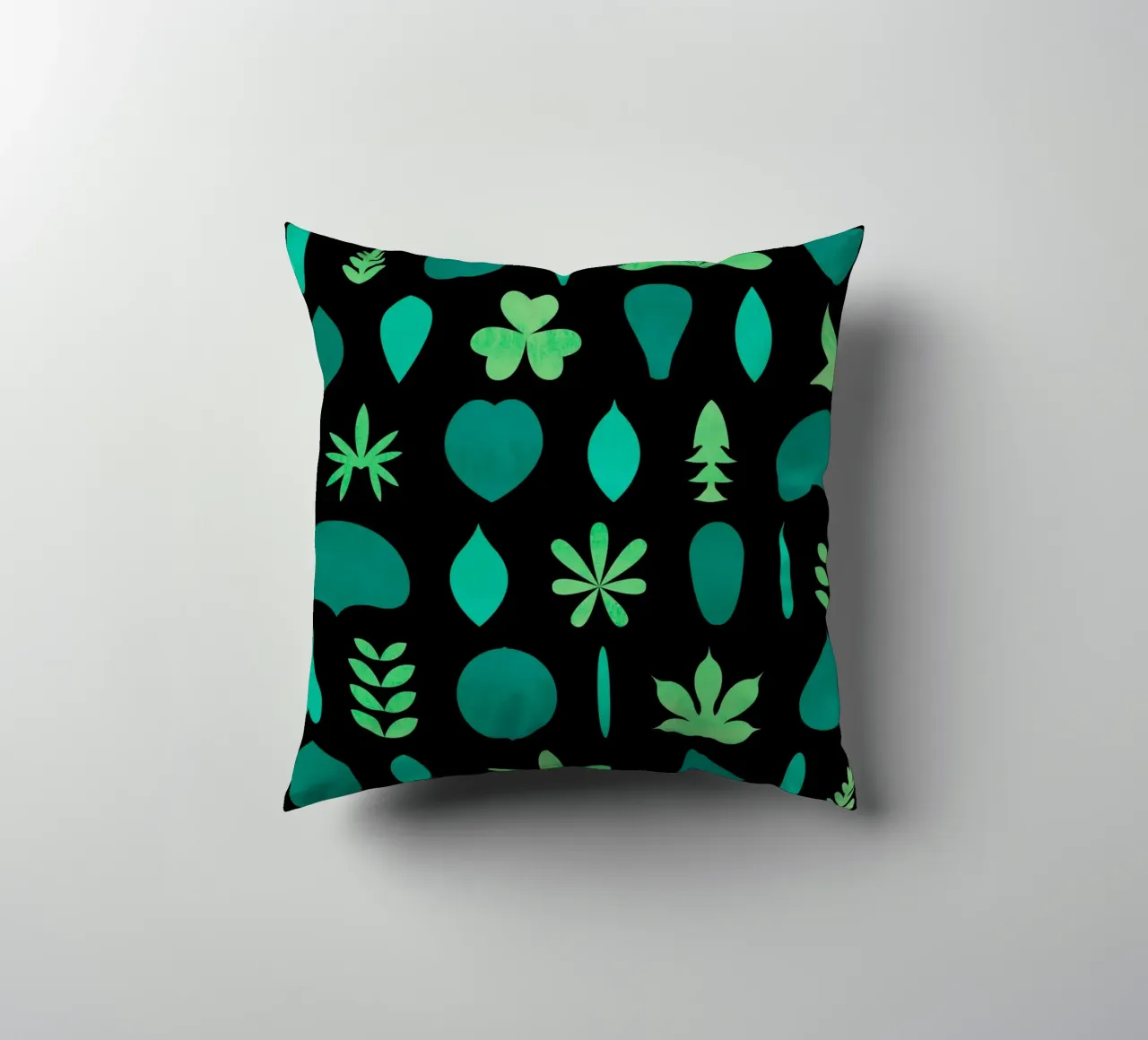 Leaf Shapes and Arrangements #2 cuscino da kathrinmay