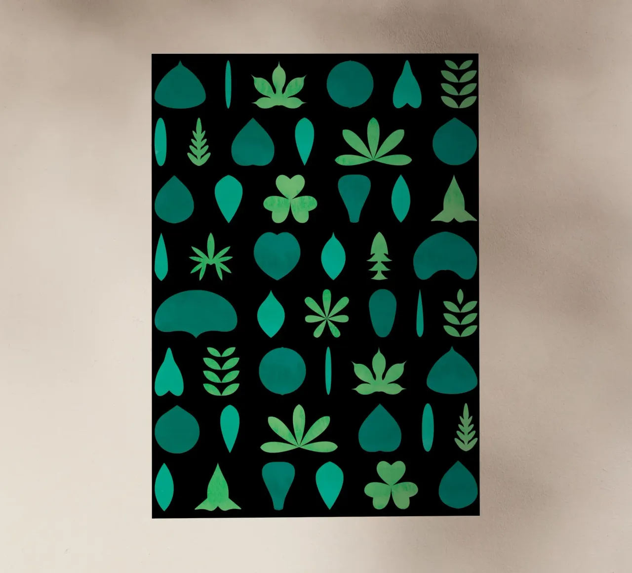 Leaf Shapes and Arrangements #2 pellicola backlit da kathrinmay