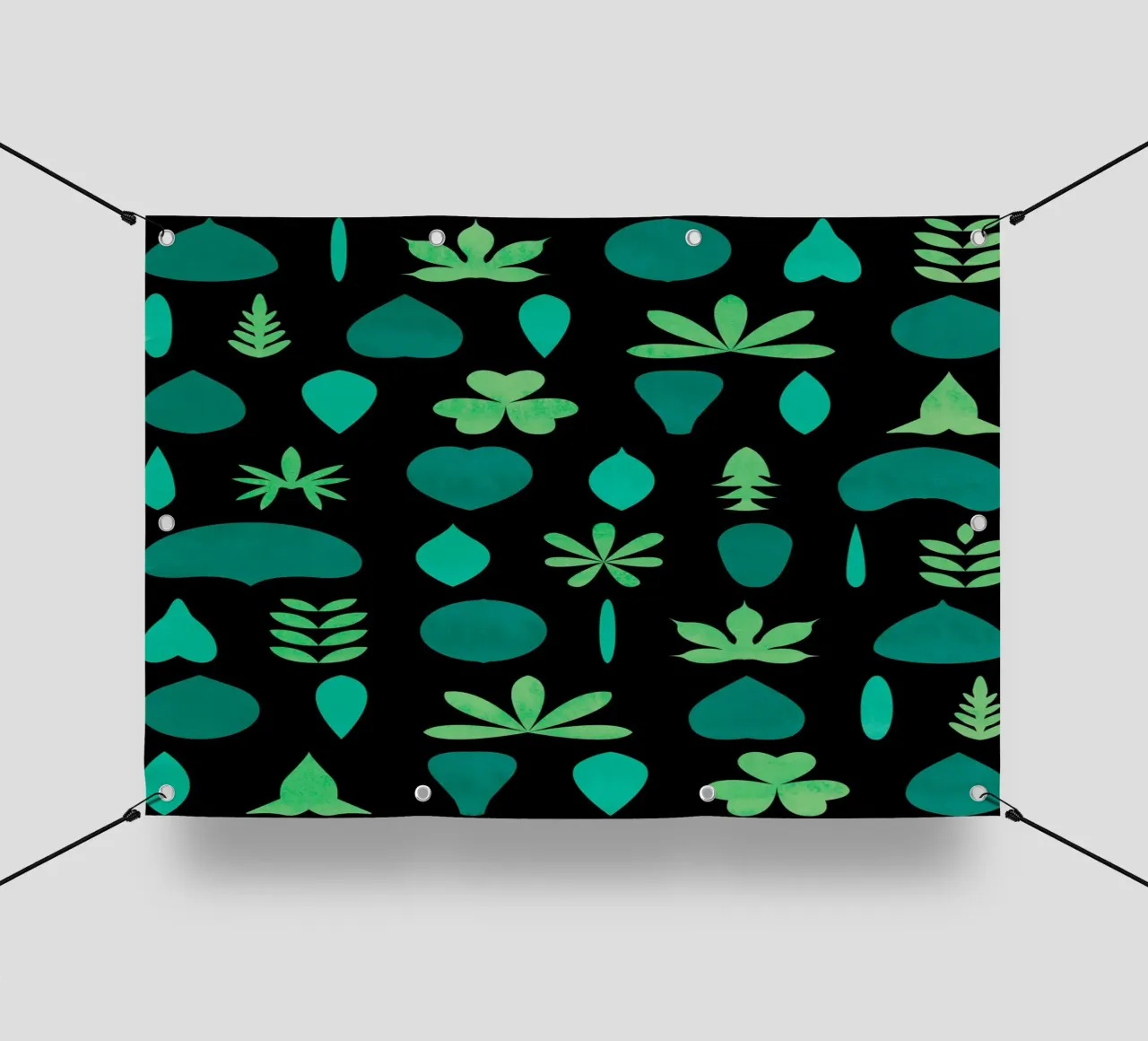 Leaf Shapes and Arrangements #2 telo in pvc da kathrinmay