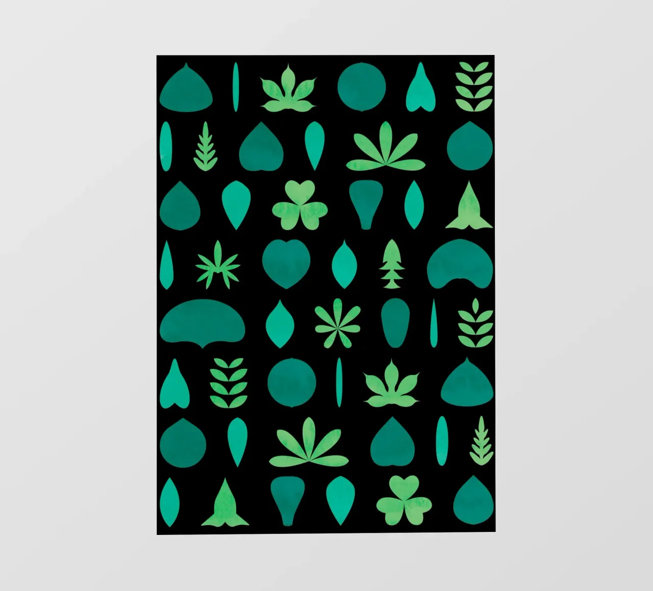 Leaf Shapes and Arrangements #2 telo in pvc da kathrinmay