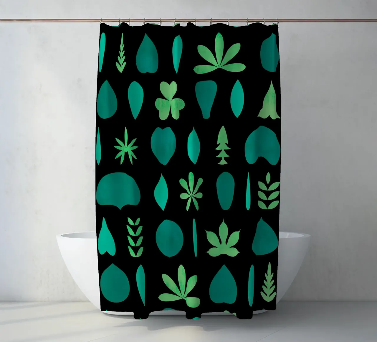 Leaf Shapes and Arrangements #2 tenda da doccia da kathrinmay