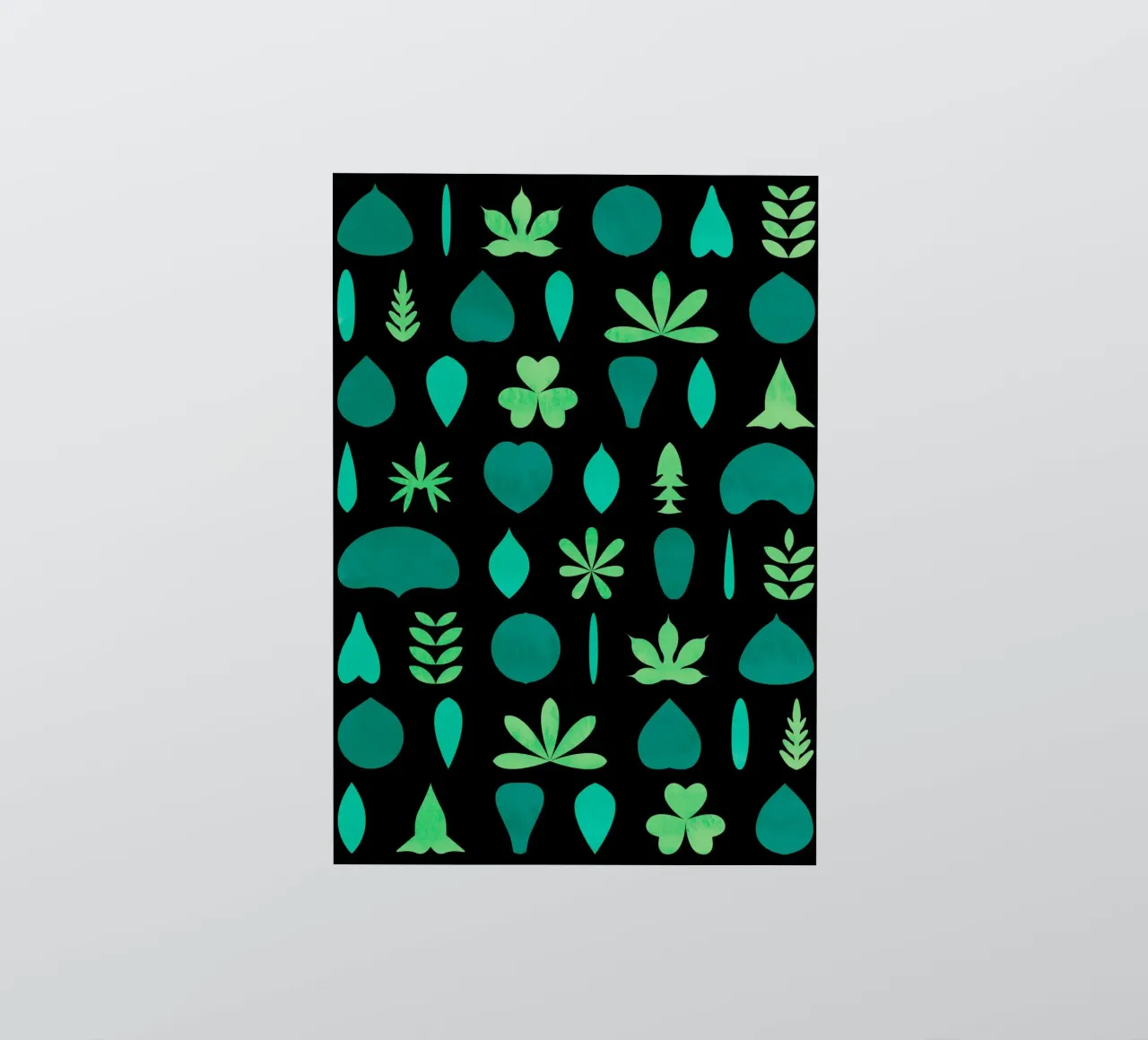 Leaf Shapes and Arrangements #2 adesivo da kathrinmay