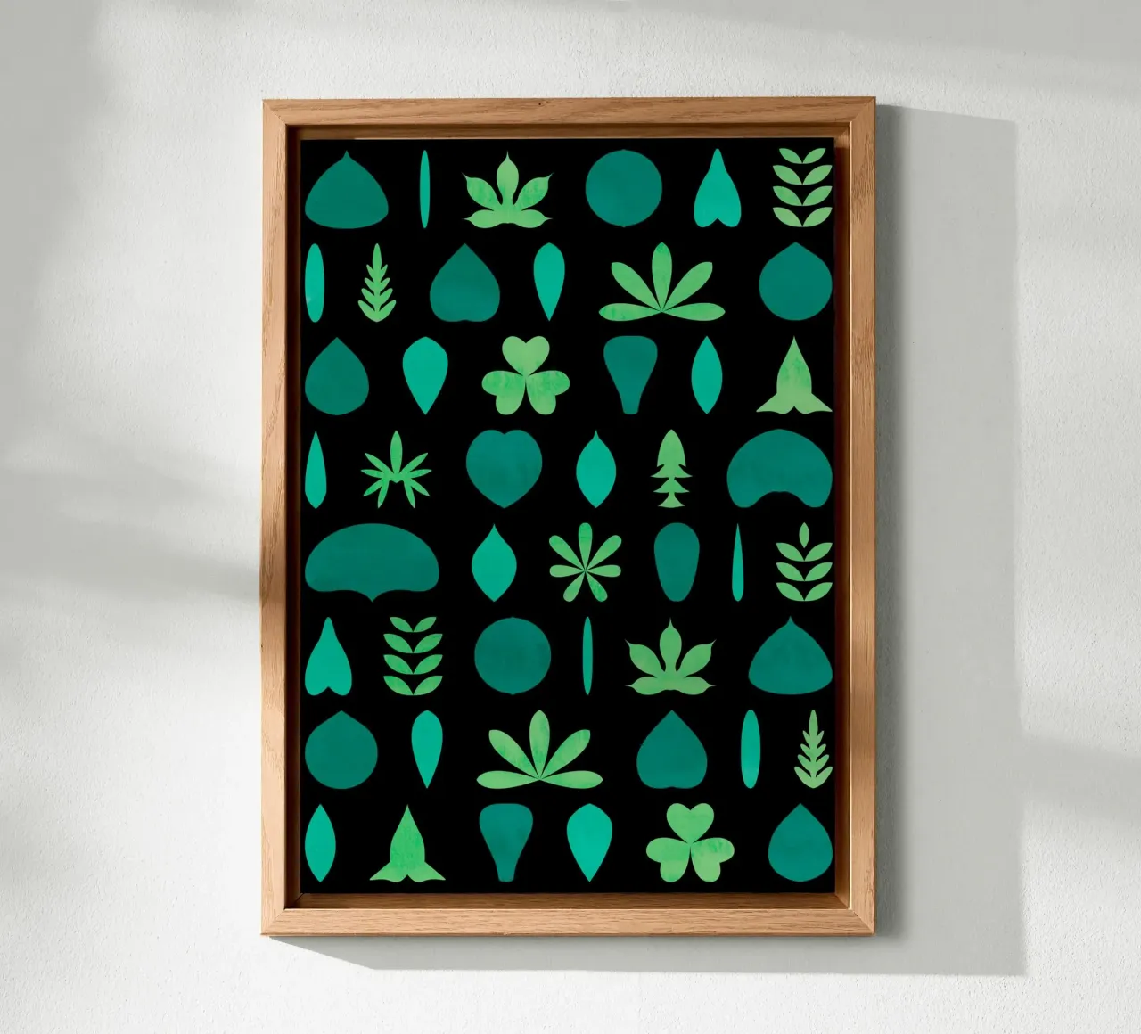 Leaf Shapes and Arrangements #2 alluminio dibond da kathrinmay