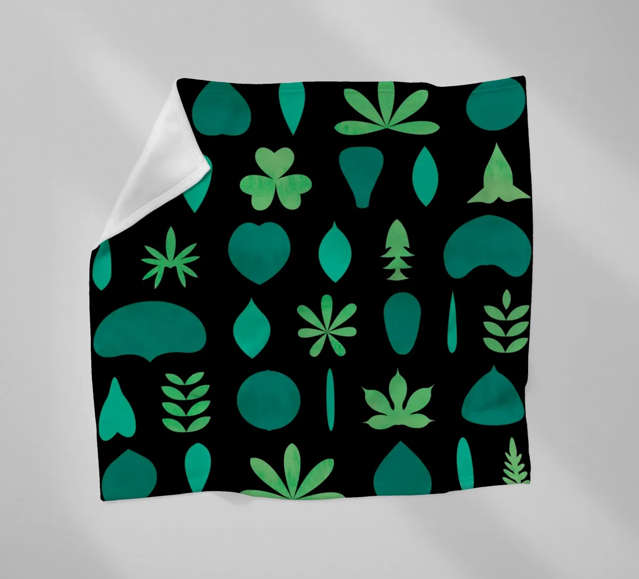 Leaf Shapes and Arrangements #2 coperta in pile da kathrinmay