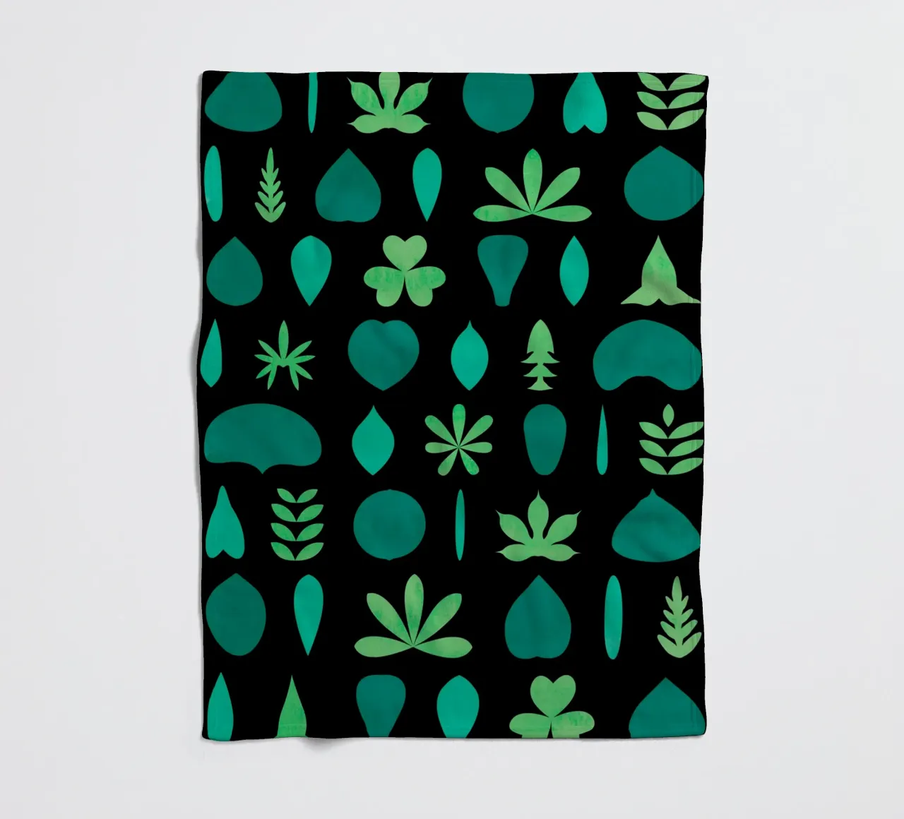 Leaf Shapes and Arrangements #2 coperta in pile da kathrinmay