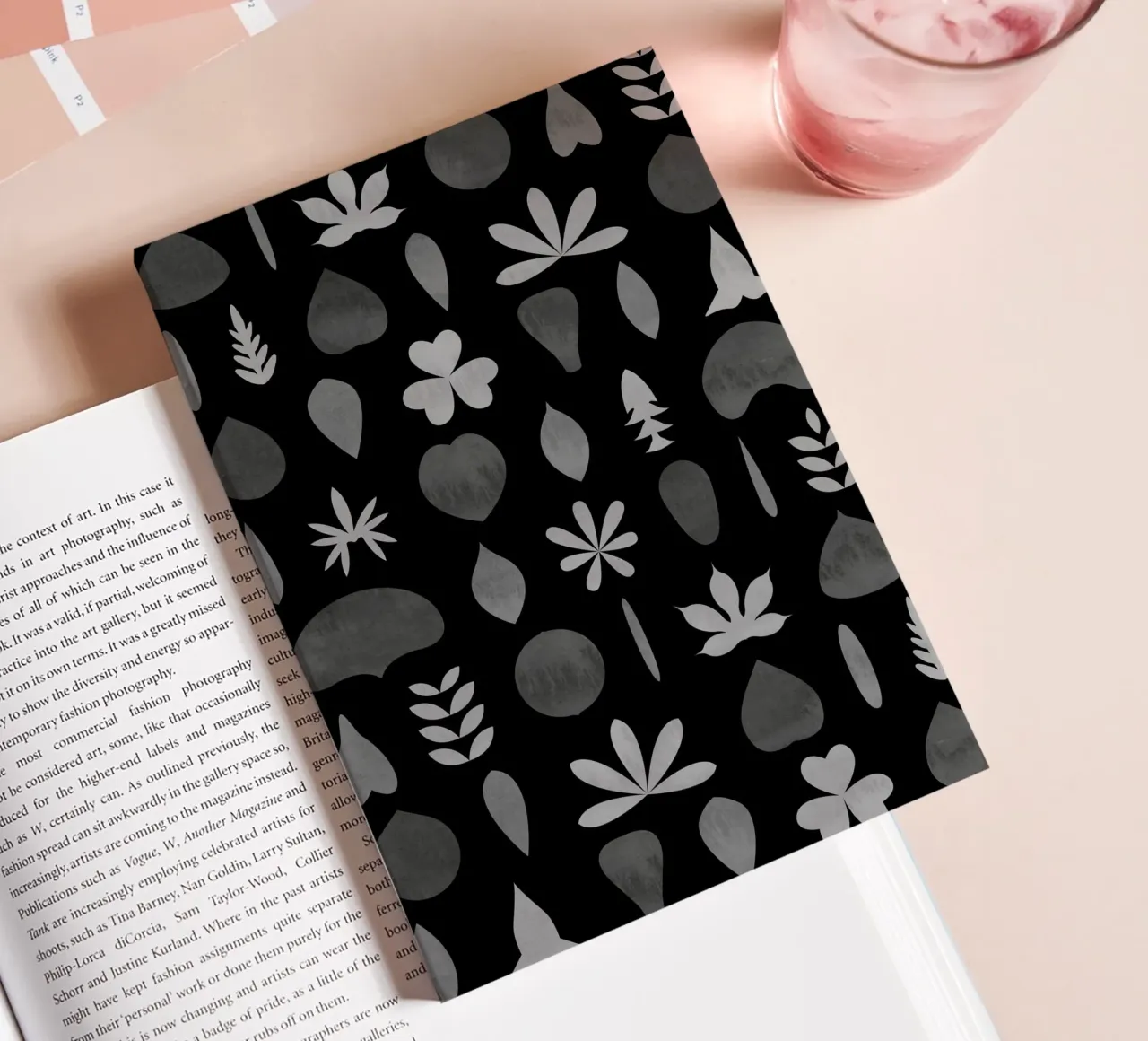 Leaf Shapes and Arrangements #3 notebook by kathrinmay