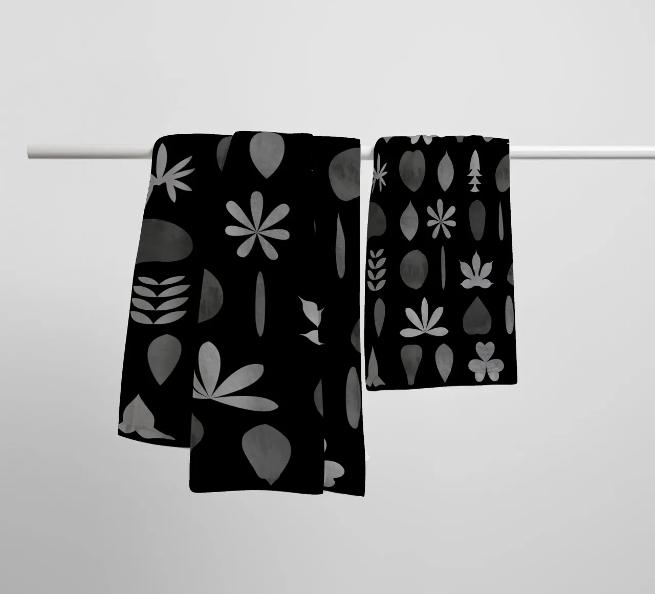 Leaf Shapes and Arrangements #3 asciugamano da bagno da kathrinmay