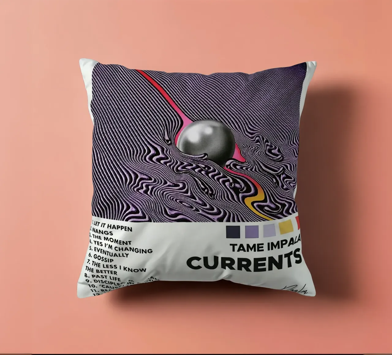 Kevin Parker Tame Impala Current cuscino da Roronoa7