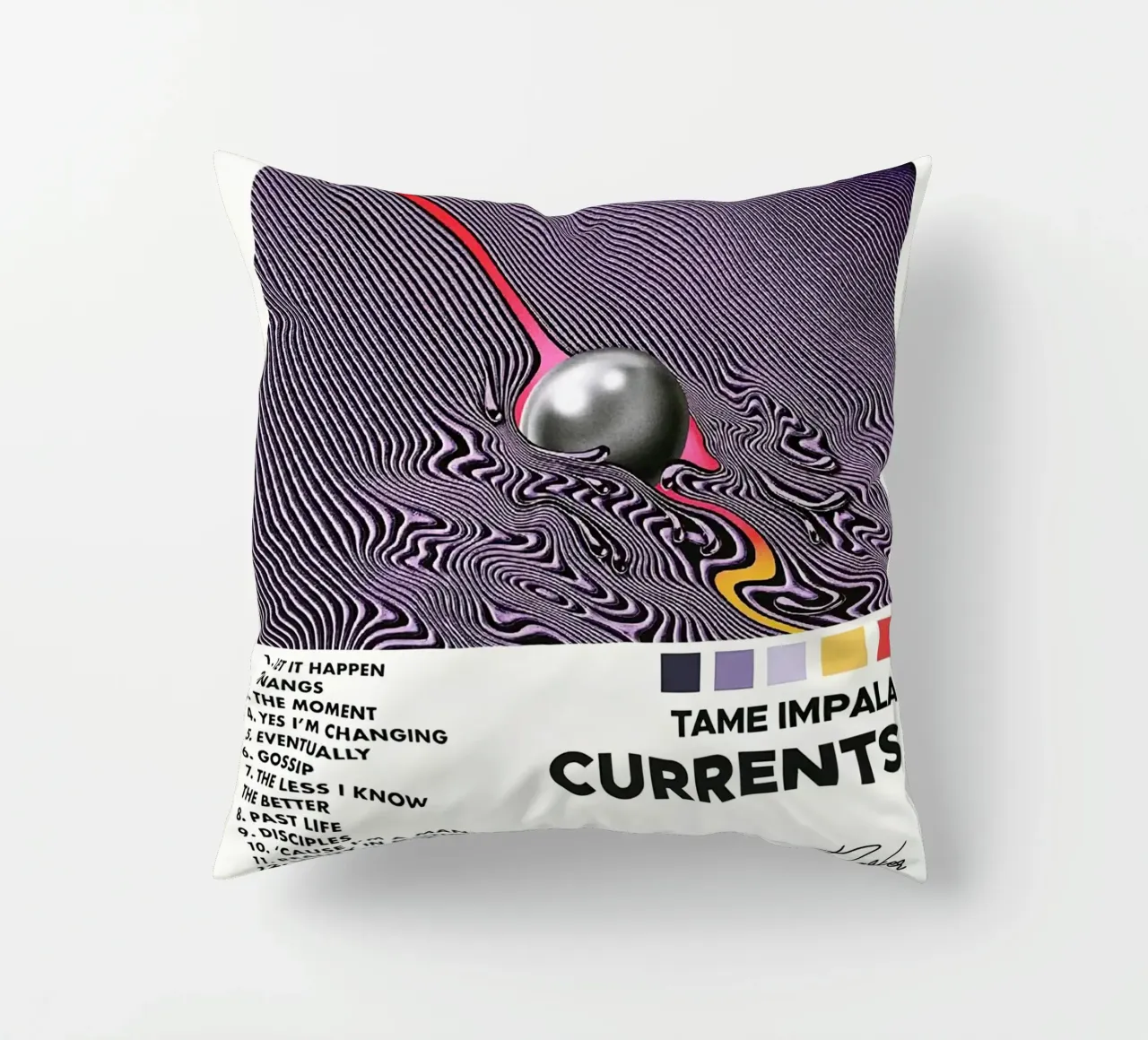 Kevin Parker Tame Impala Current cuscino da Roronoa7