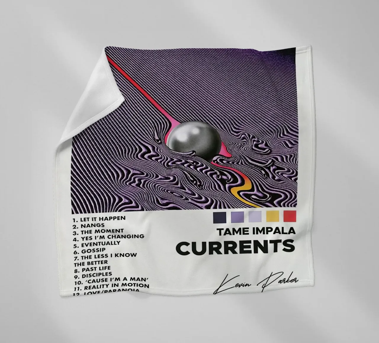 Kevin Parker Tame Impala Current coperta in pile da Roronoa7
