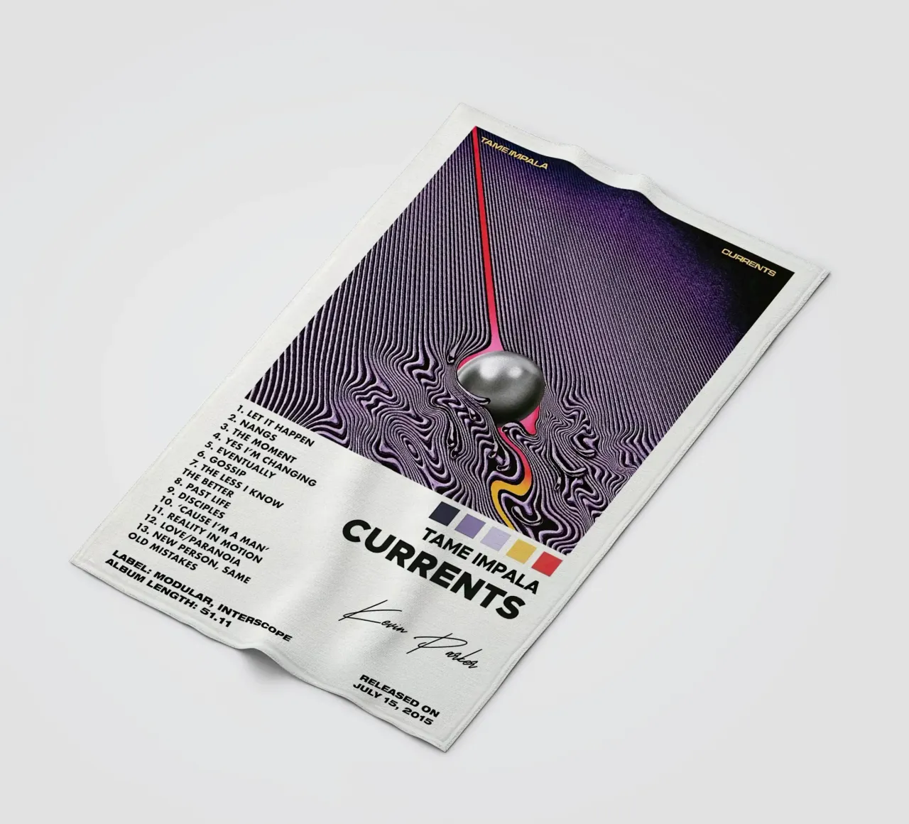Kevin Parker Tame Impala Current coperta in pile da Roronoa7