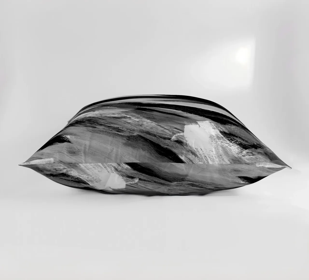 Abstract Artwork Greyscale #1 cuscino da kathrinmay