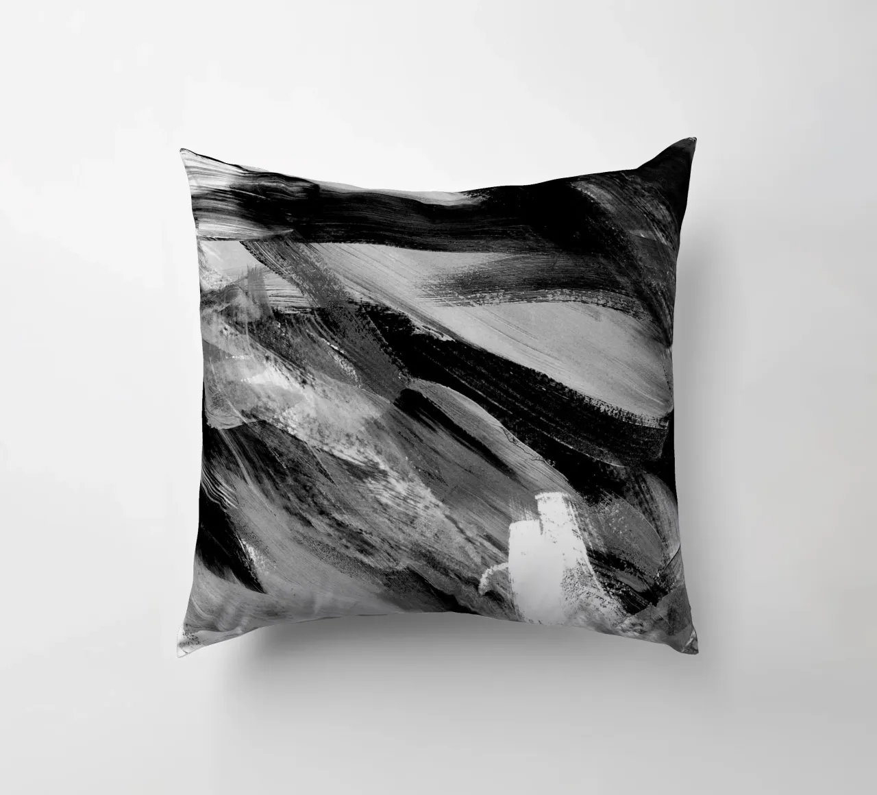 Abstract Artwork Greyscale #1 cuscino da kathrinmay