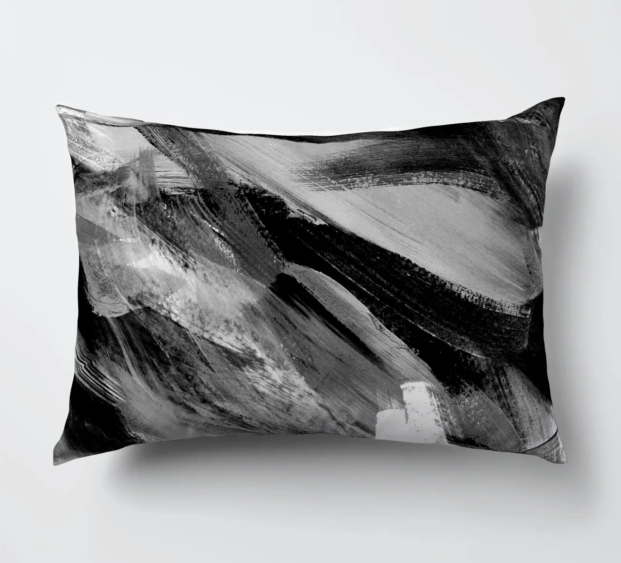 Abstract Artwork Greyscale #1 cuscino da kathrinmay