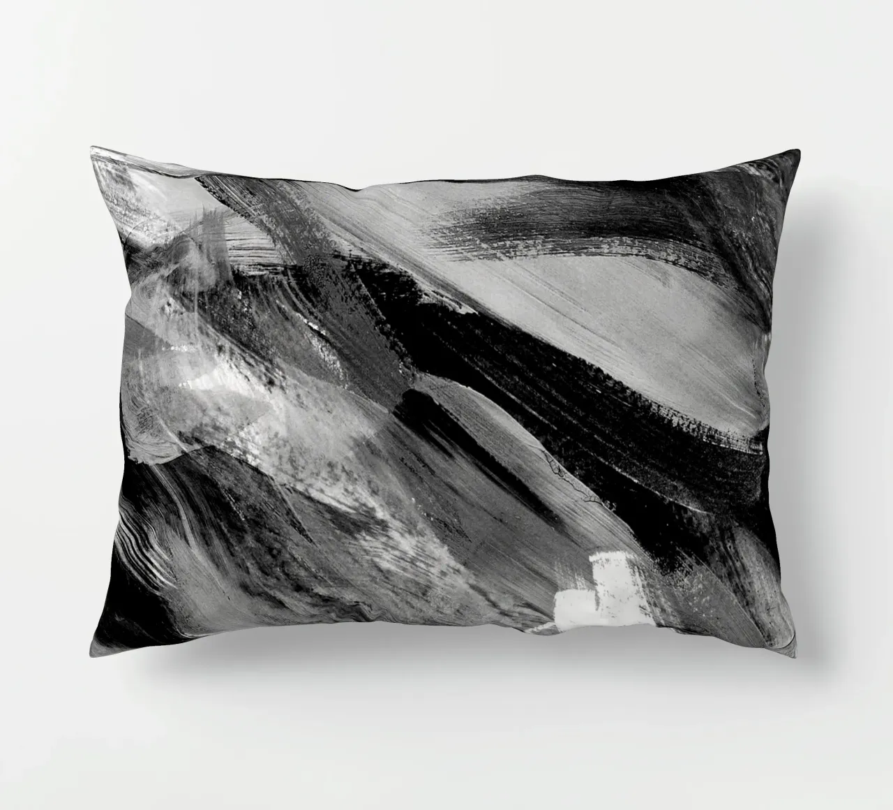 Abstract Artwork Greyscale #1 cuscino da kathrinmay