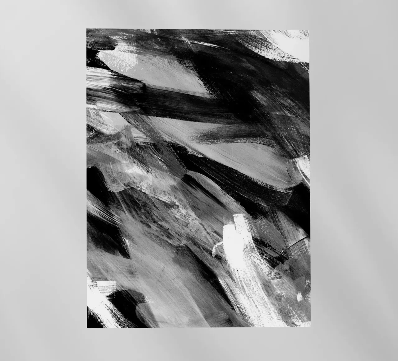 Abstract Artwork Greyscale #1 pellicola backlit da kathrinmay