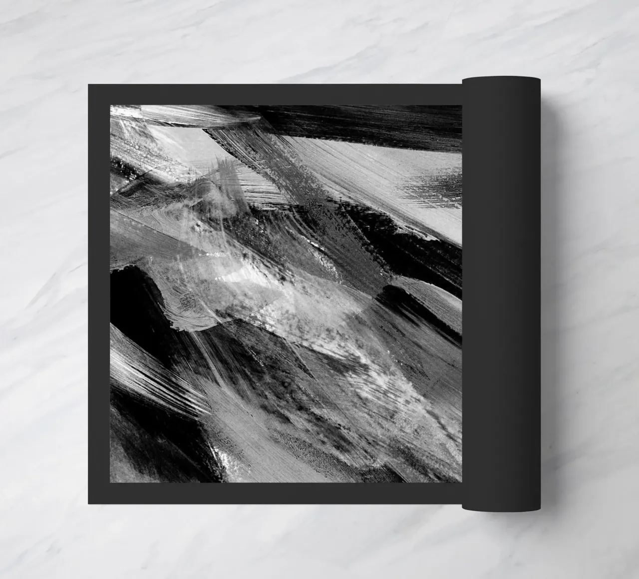 Abstract Artwork Greyscale #1 zerbino da kathrinmay