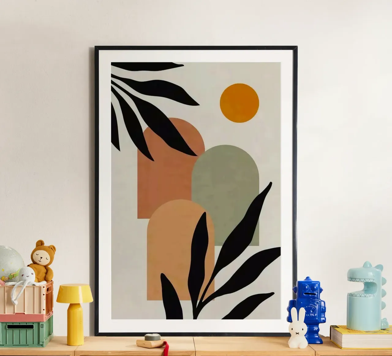 window shape branch poster con telaio in plastica da chaodays