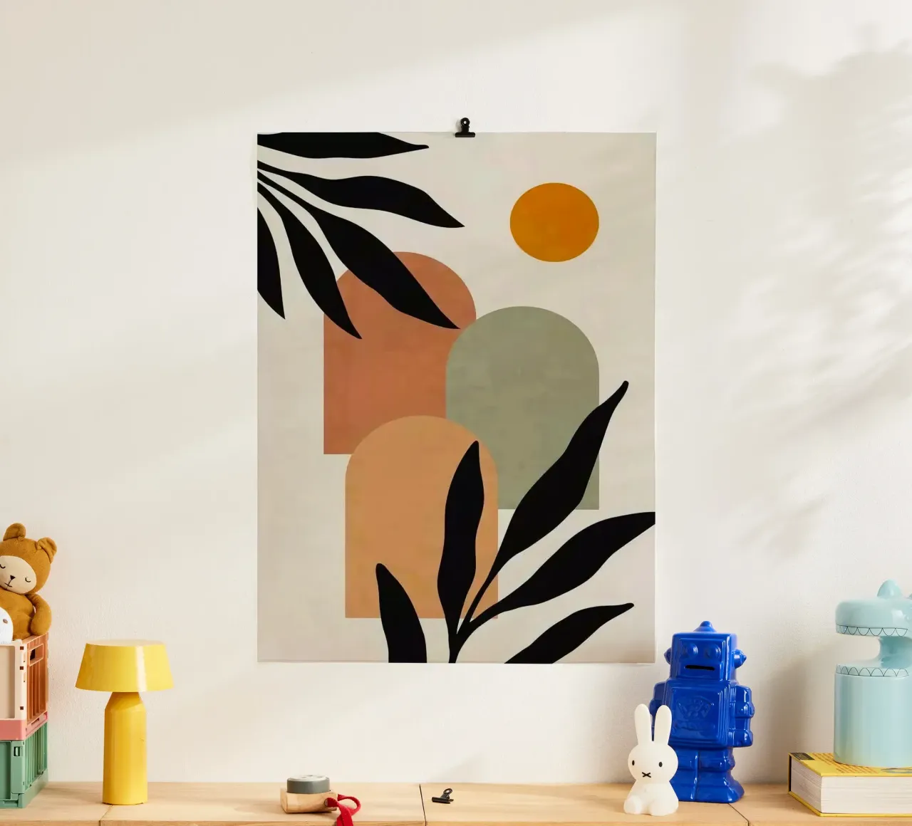 window shape branch poster con telaio in plastica da chaodays