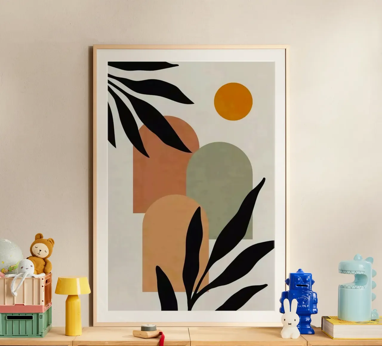 window shape branch poster con telaio in plastica da chaodays