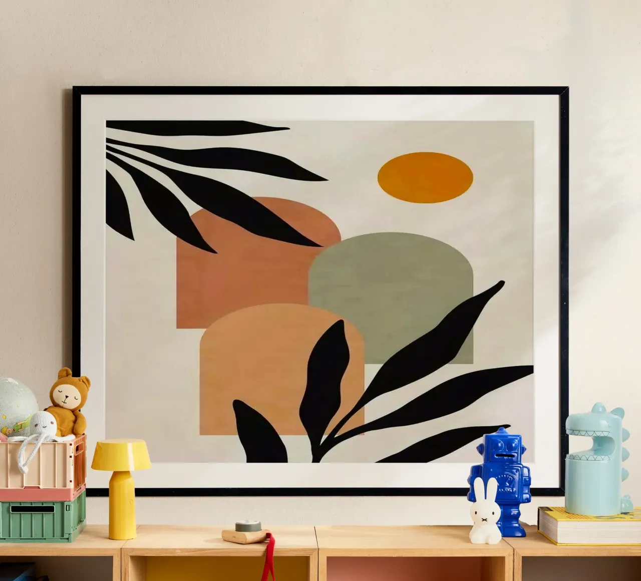 window shape branch poster con telaio in plastica da chaodays