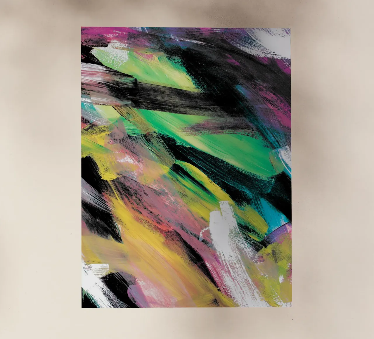 Abstract Artwork Colourful #1 pellicola backlit da kathrinmay