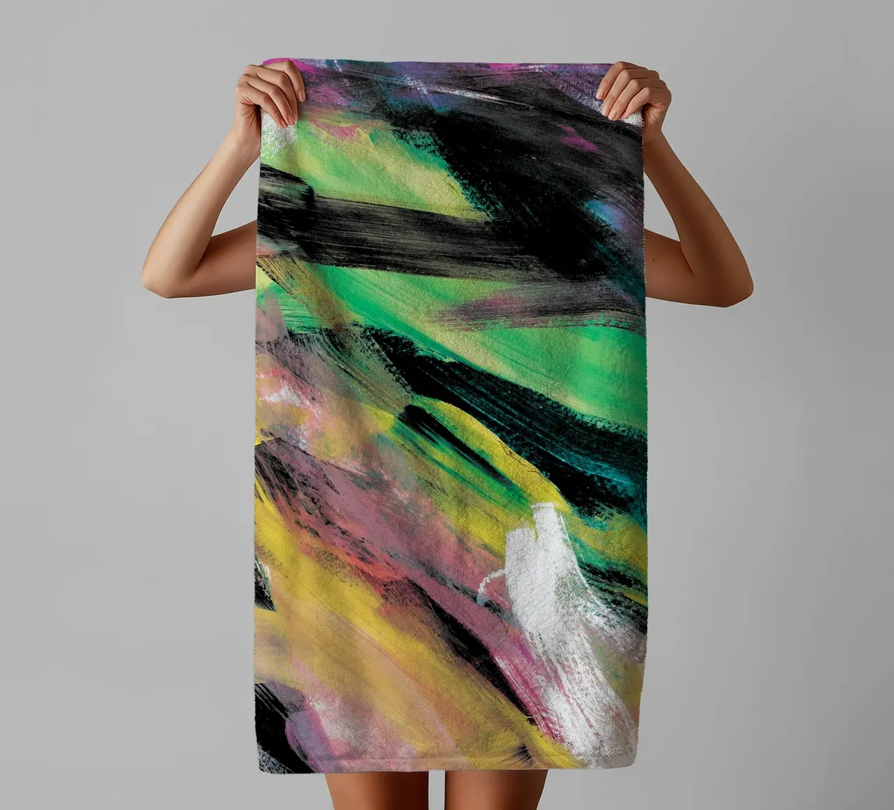 Abstract Artwork Colourful #1 asciugamano da bagno da kathrinmay