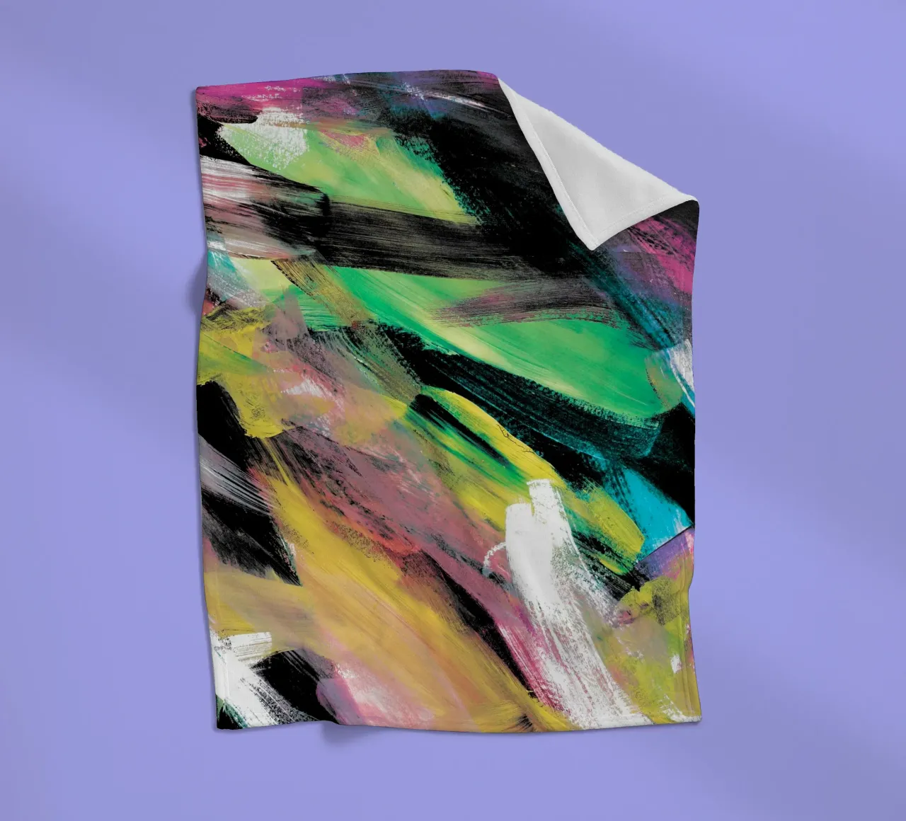 Abstract Artwork Colourful #1 coperta in pile da kathrinmay
