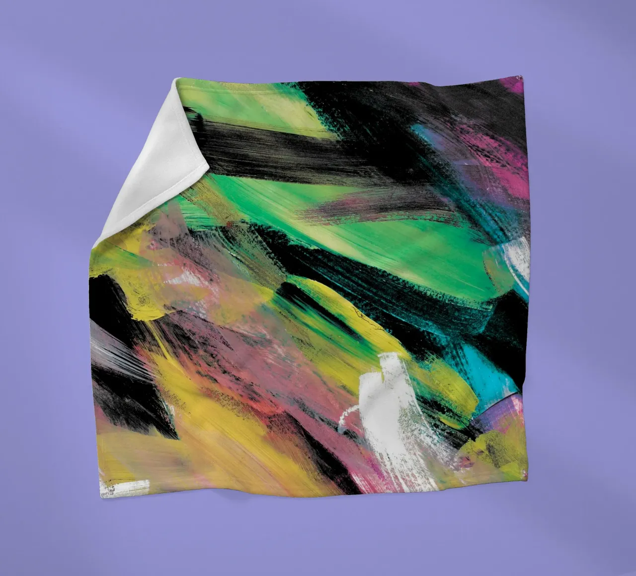 Abstract Artwork Colourful #1 coperta in pile da kathrinmay