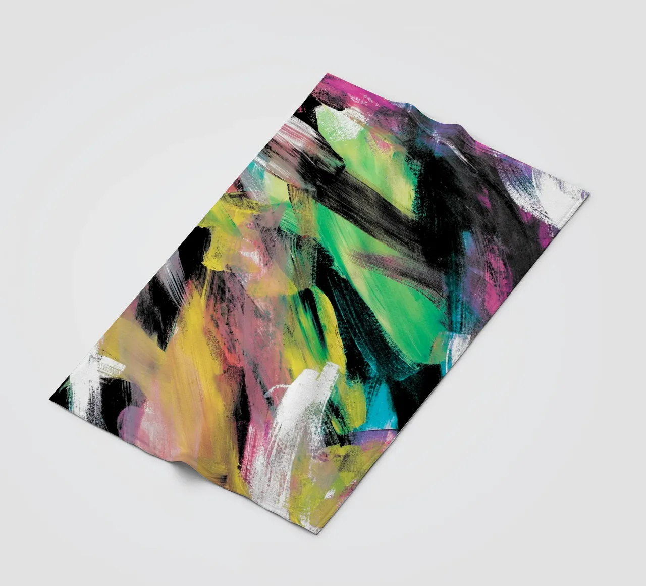 Abstract Artwork Colourful #1 coperta in pile da kathrinmay