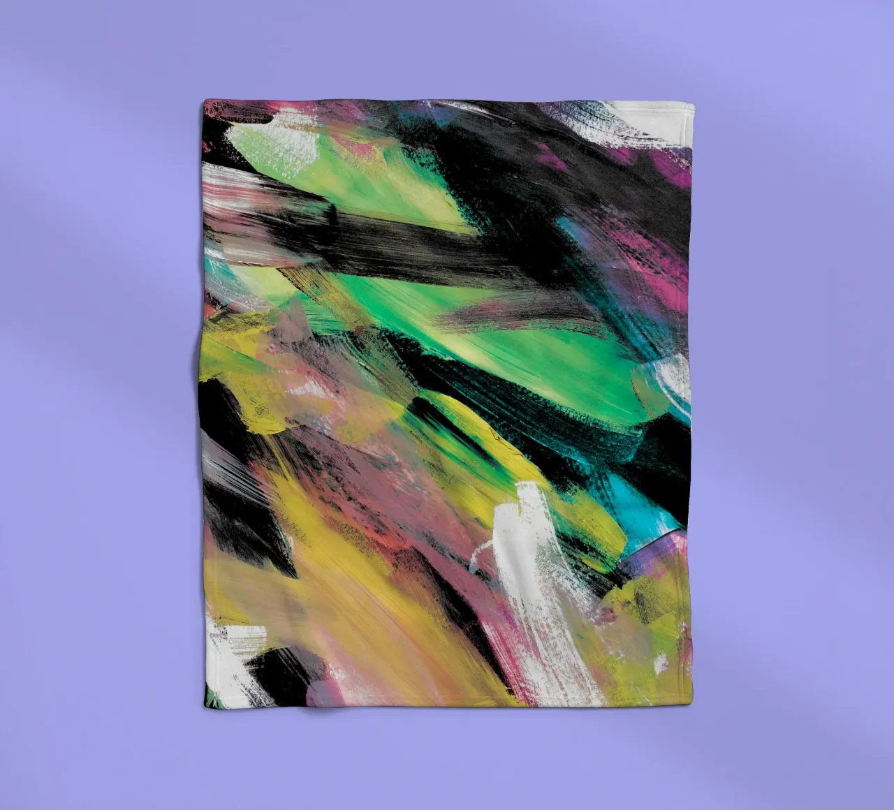 Abstract Artwork Colourful #1 coperta in pile da kathrinmay