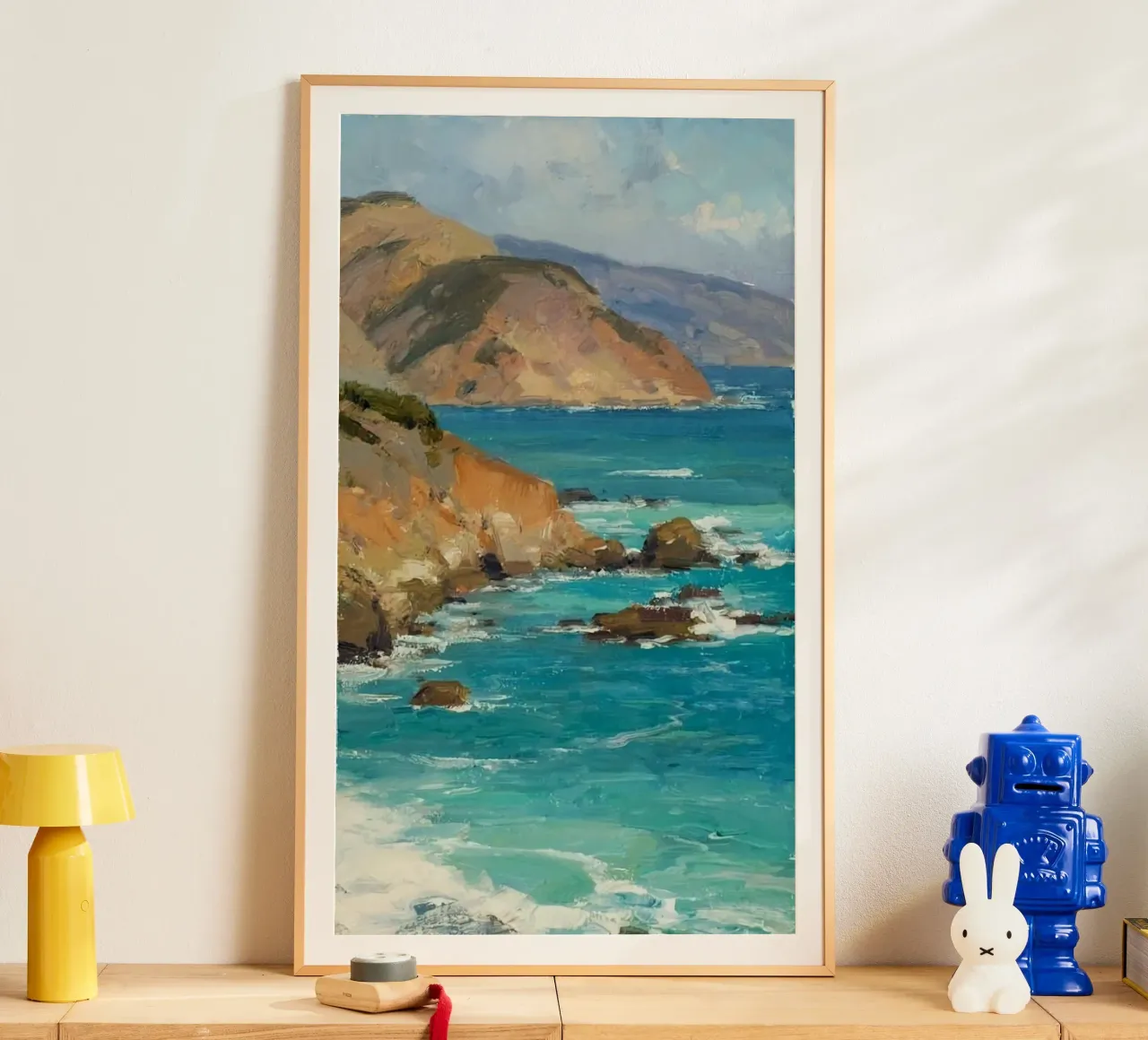 island rock ocean poster da chaodays