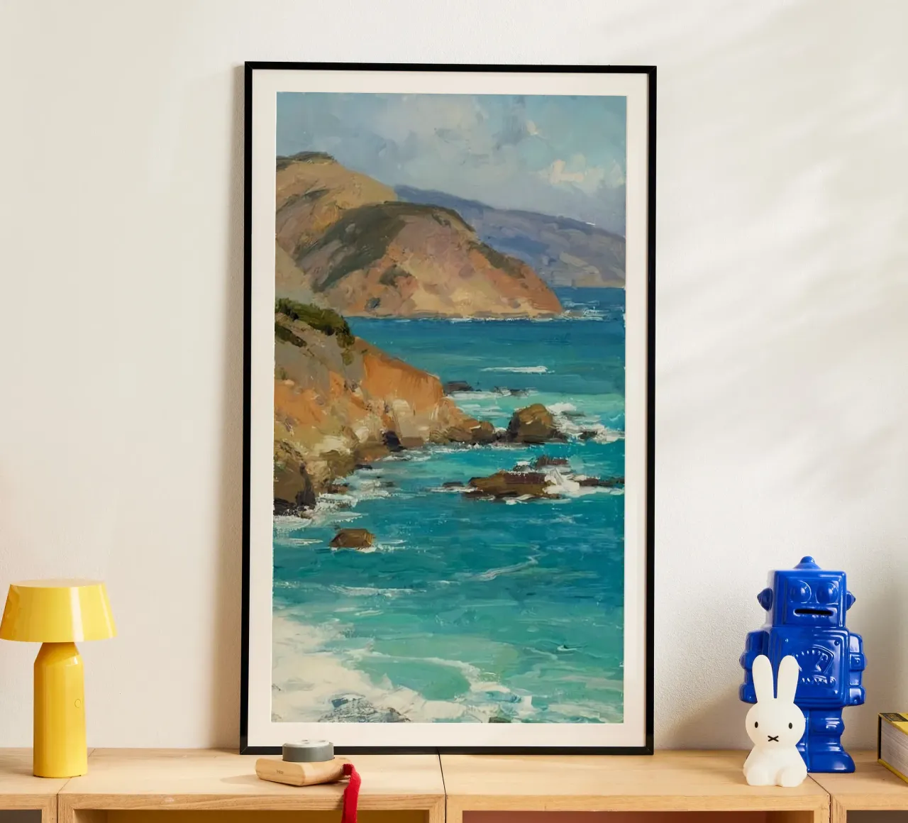 island rock ocean poster da chaodays