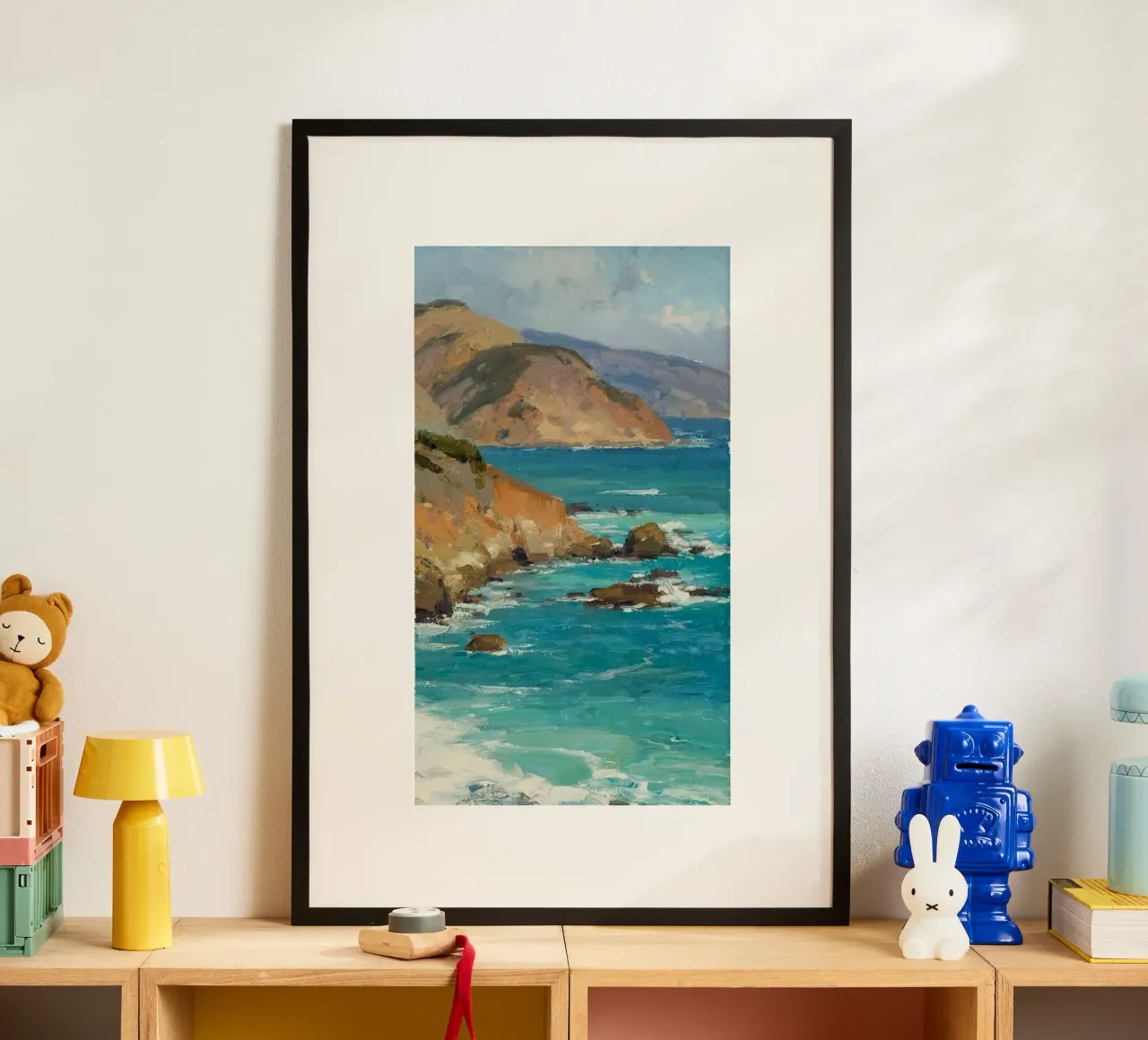 island rock ocean poster da chaodays