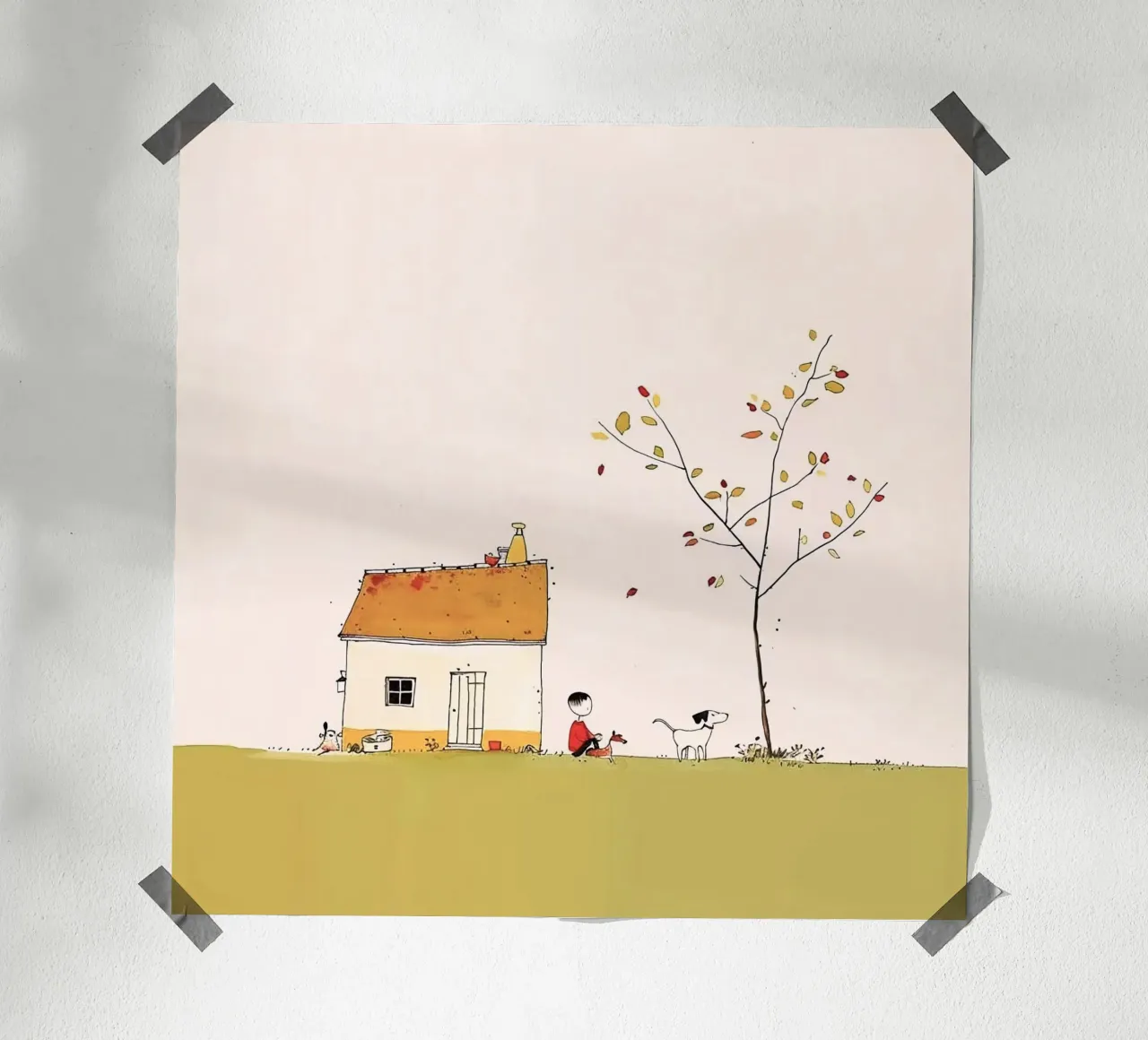 house and pet poster da throme