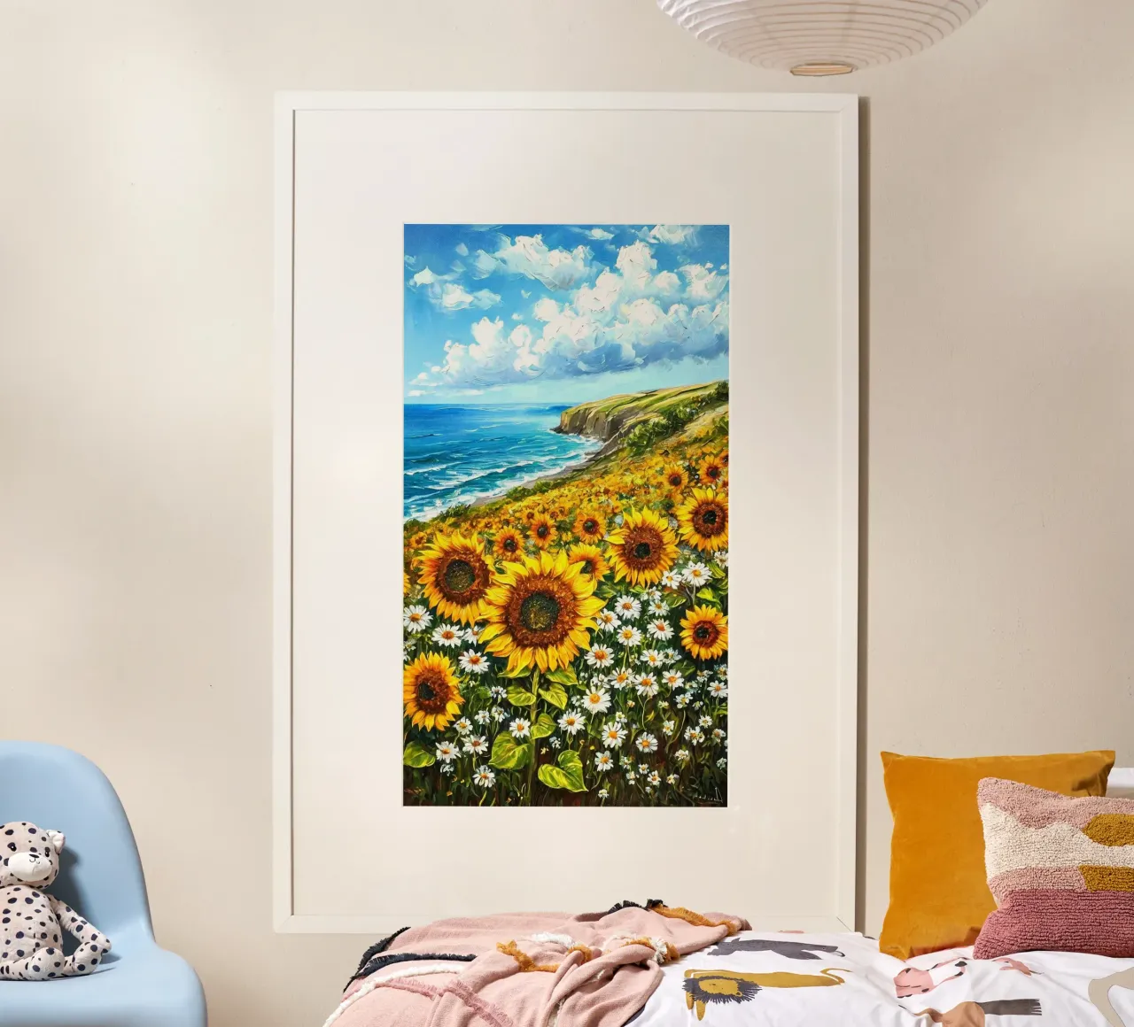sunflower in island poster da chaodays