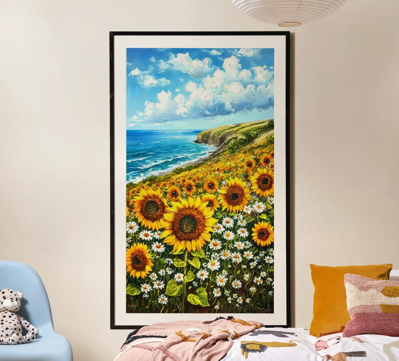 sunflower in island poster da chaodays