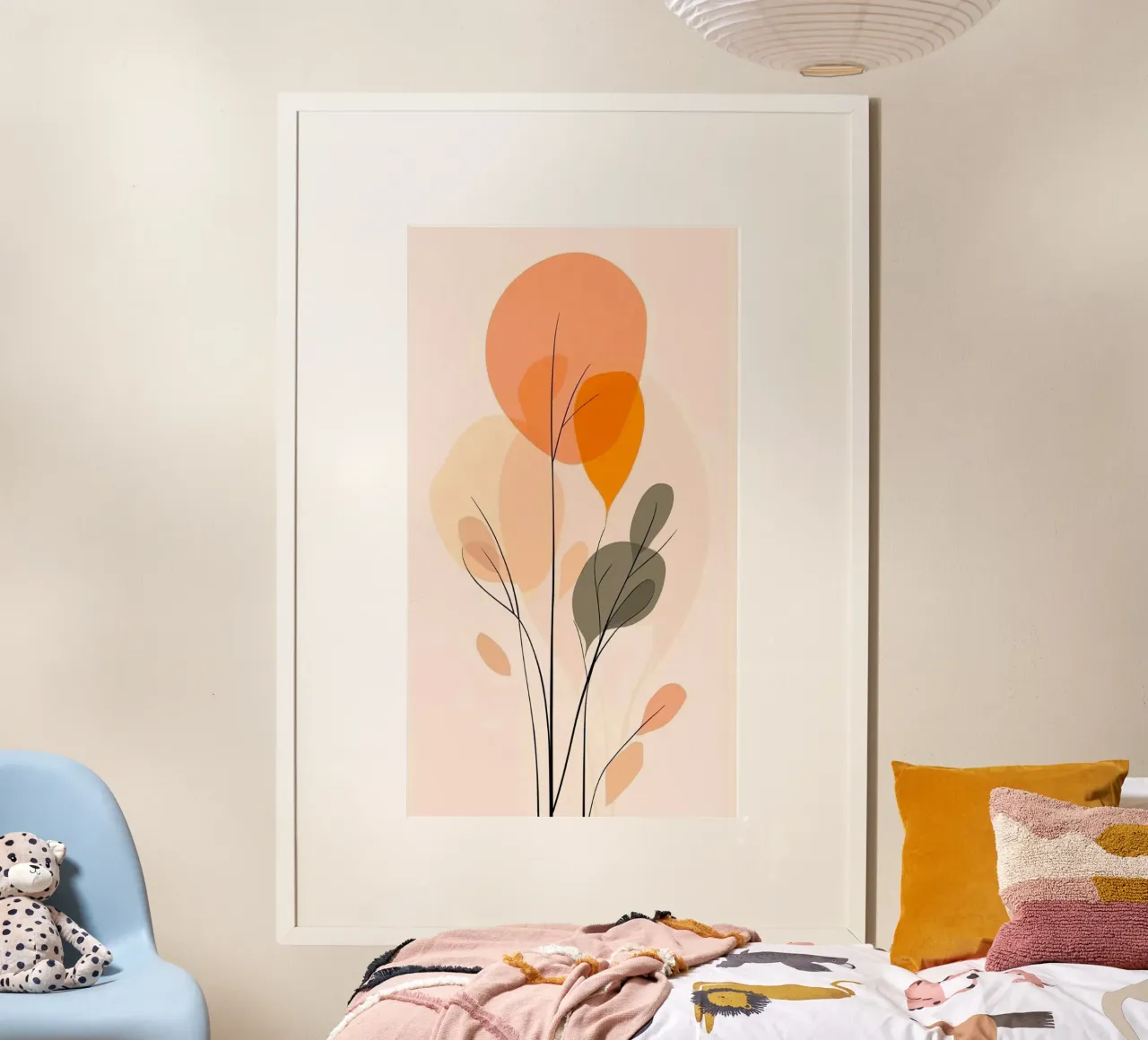 balloon shape flower poster da chaodays