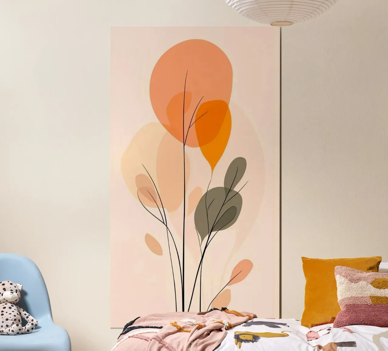 balloon shape flower poster da chaodays