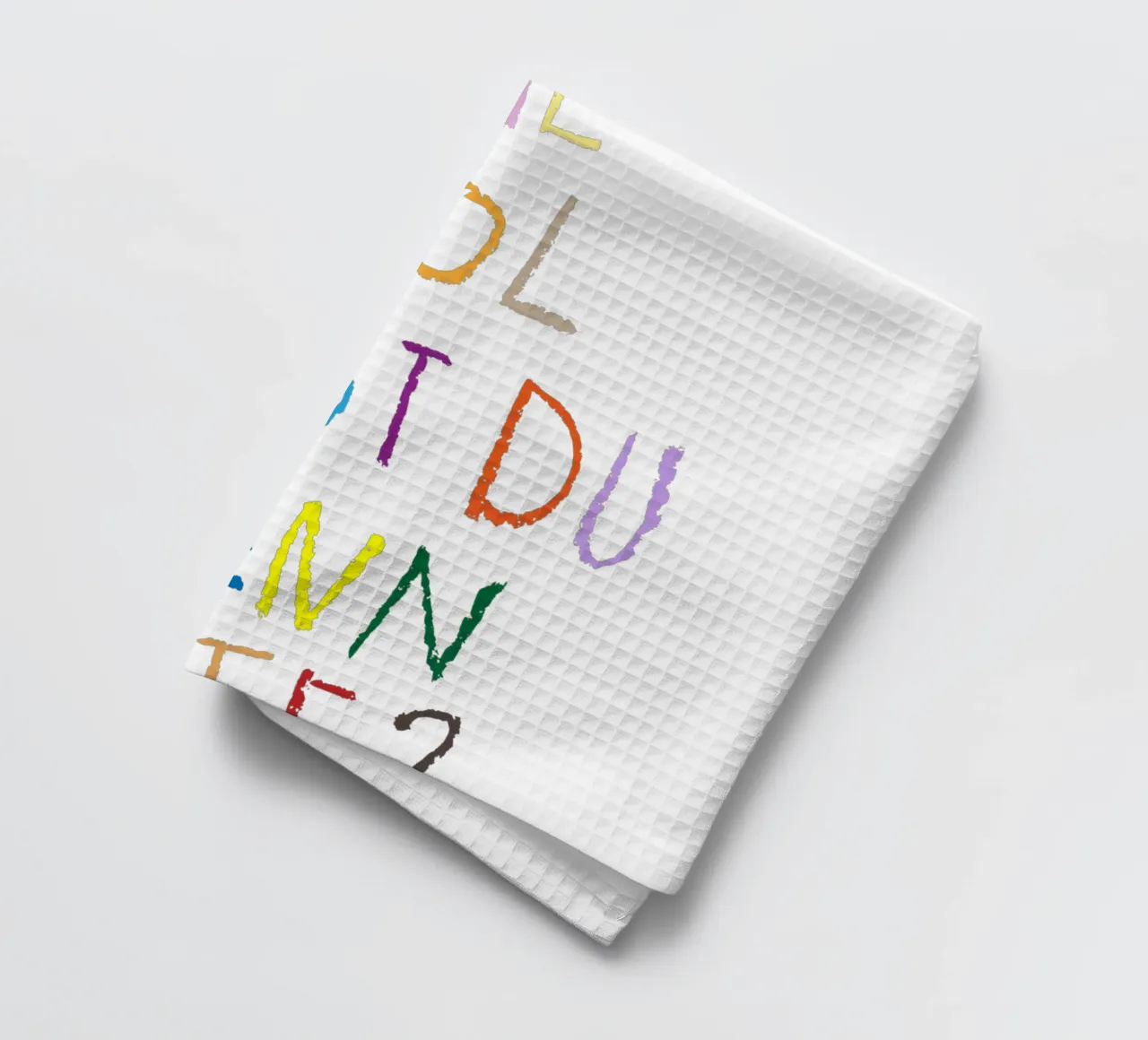 A quel point tu es cool - coloré torchon de Brushmeetspaper